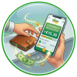 Portafoglio cashback digitale del cliente